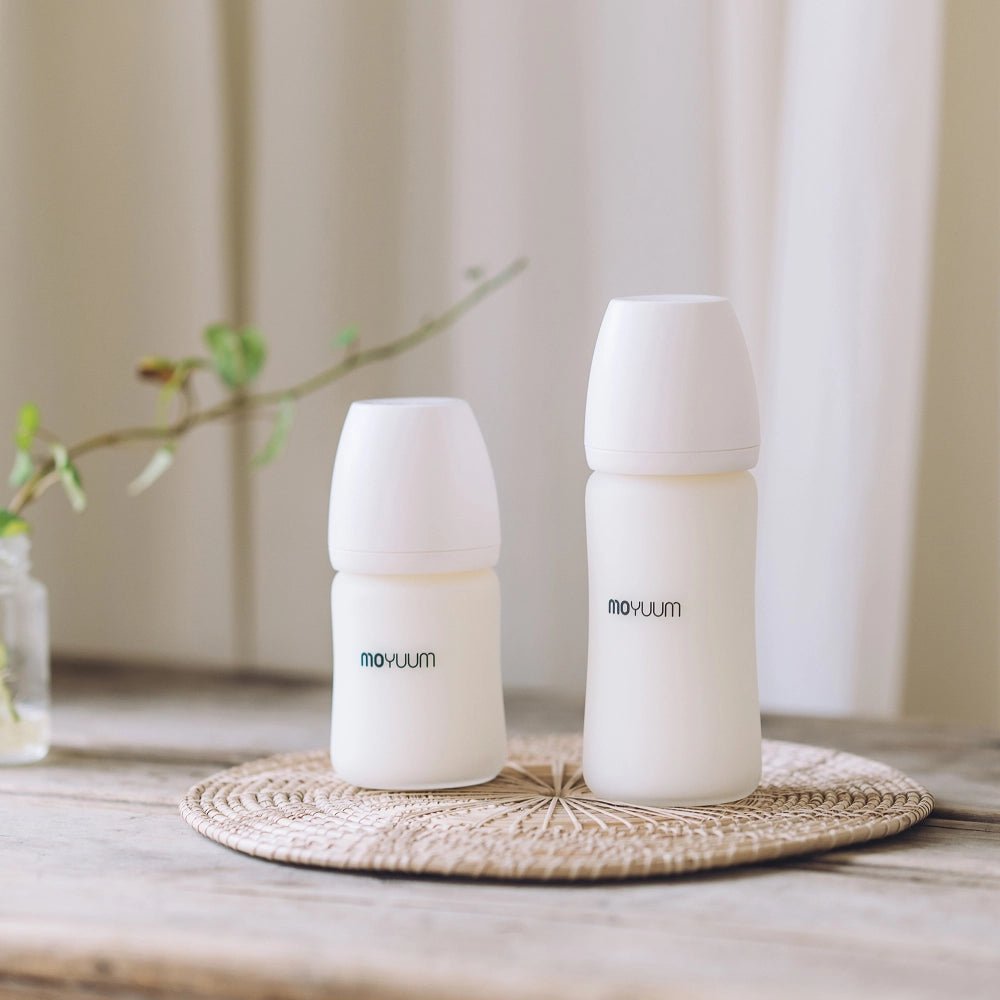 Moyuum PPSU Bottle Plain Glass Edition – Safe, Anti - Colic and Easy to Clean - shop_name uae and saudi arab