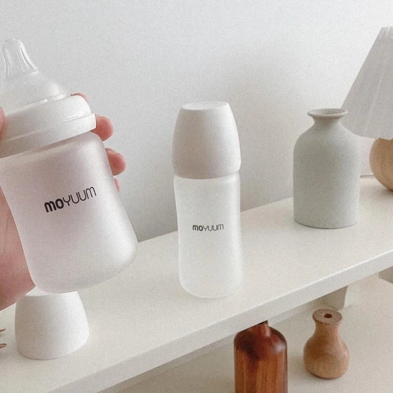 Moyuum PPSU Bottle Plain Glass Edition – Safe, Anti - Colic and Easy to Clean - shop_name uae and saudi arab