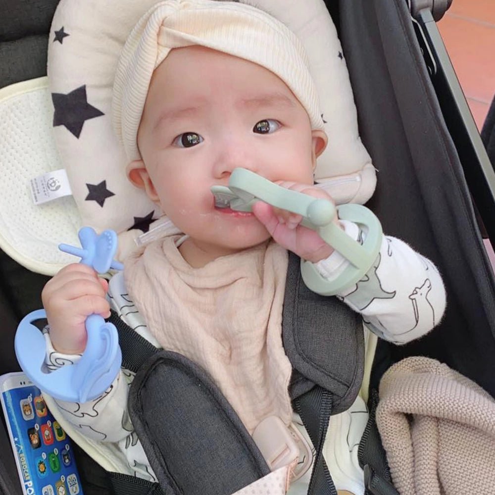 Moyuum Silicone Teether Gift Pack (Star Sage + Pony Blue ) - shop_name uae and saudi arab