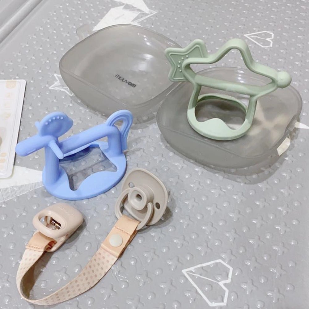 Moyuum Silicone Teether Gift Pack (Star Sage + Pony Blue ) - shop_name uae and saudi arab