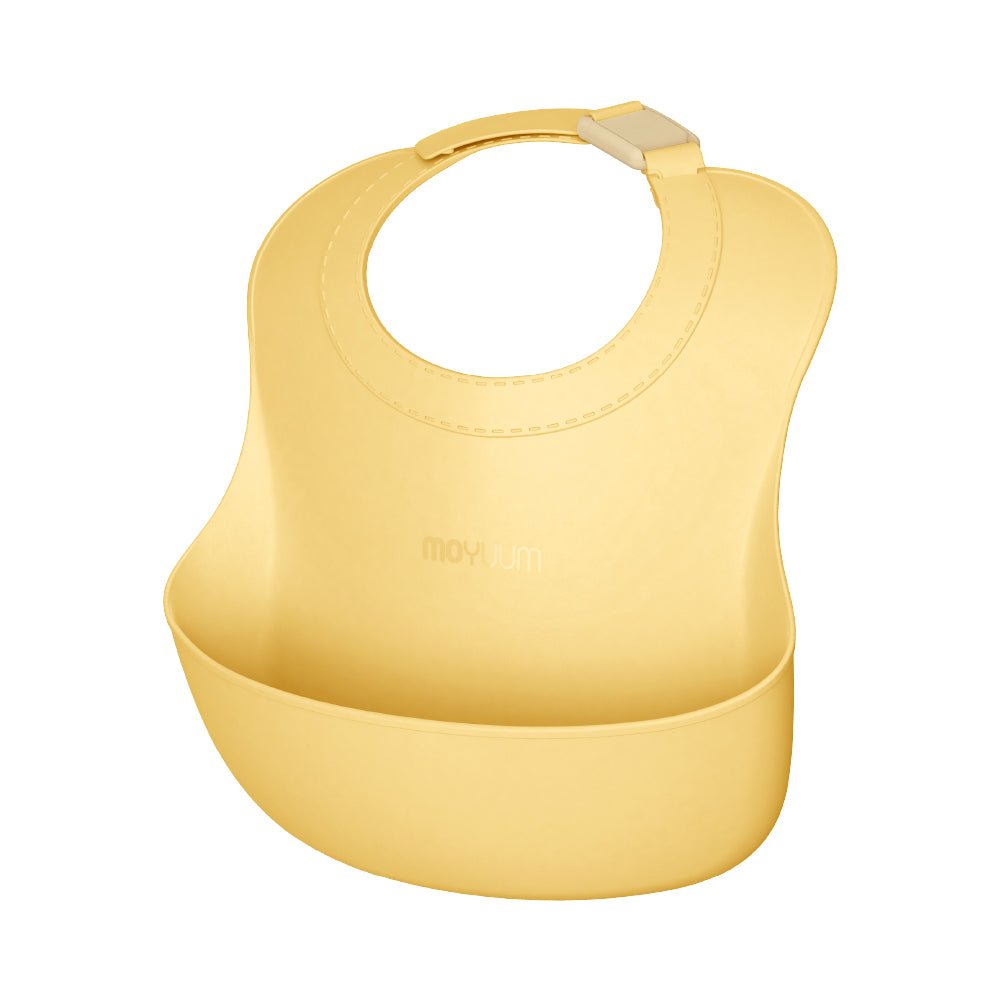 One - touch buckle silicone baby food Bib - shop_name uae and saudi arab