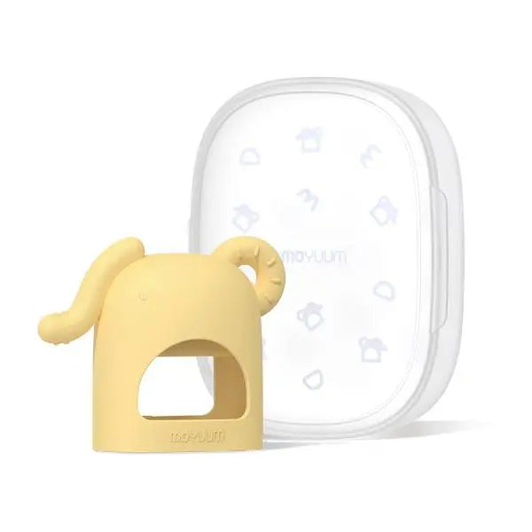 Silicone Elephant Wrist Teether: Adjustable, Hands-Free & Safe.