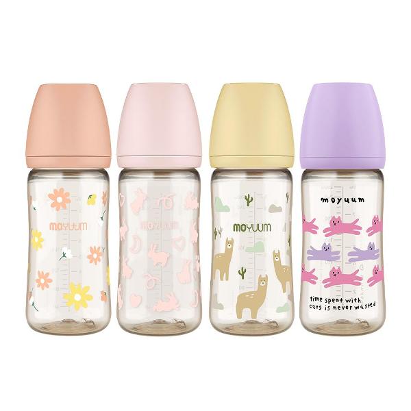 Pack of 4 - PPSU All - in - One Bottle 270ml (3+ Months) Quadrapak Spring Edition (Daisy+Rabbit+Llama+Weedcat) - shop_name uae and saudi arab