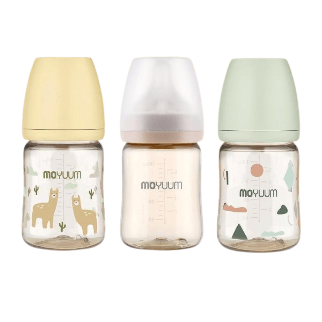 PPSU All - in - one Baby Bottle 170ml (Llama + Cloud + Basic) Pack of 3 - (0 to 3 months) - shop_name uae and saudi arab