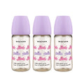 PPSU All - in - One Baby Bottle 270ml (3+ Months) Pack of 3 Purple Cat Edition - shop_name uae and saudi arab