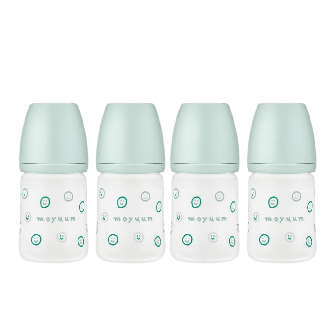 PPSU Bottle NO - FISH Glass Edition with Nipple 150ml 4 Pack - Anti Colic & East to Clean. - shop_name uae and saudi arab