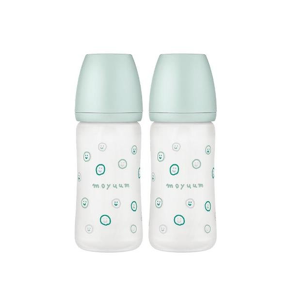 PPSU Bottle NO - FISH Glass Edition with Nipple 240ml 2 Pack - Anti Colic & East to Clean. - shop_name uae and saudi arab