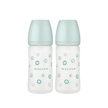 PPSU Bottle NO - FISH Glass Edition with Nipple 240ml 2 Pack - Anti Colic & East to Clean. - shop_name uae and saudi arab