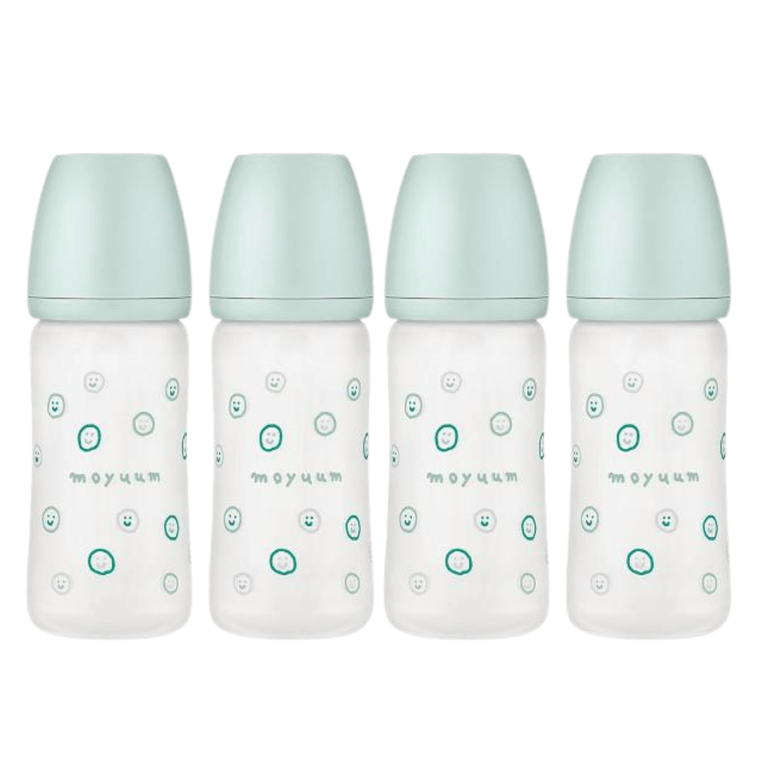 PPSU Bottle NO - FISH Glass Edition with Nipple 240ml 4 Pack - Anti Colic & East to Clean. - shop_name uae and saudi arab