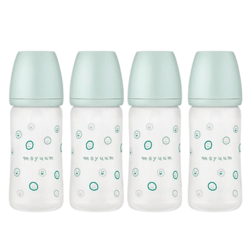 PPSU Bottle NO - FISH Glass Edition with Nipple 240ml 4 Pack - Anti Colic & East to Clean. - shop_name uae and saudi arab