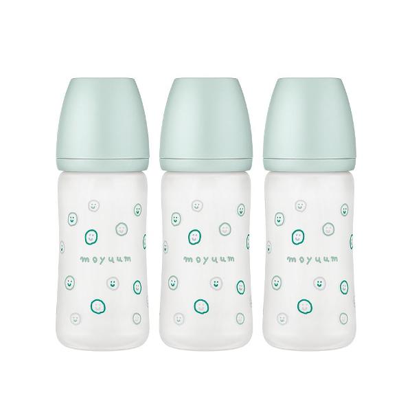 PPSU Bottle NO - FISH Glass Edition with Nipple 240ml Triple Pack - Anti Colic & East to Clean. - shop_name uae and saudi arab