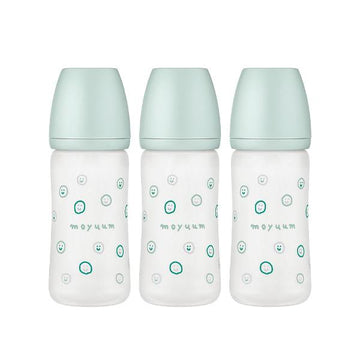 PPSU Bottle NO - FISH Glass Edition with Nipple 240ml Triple Pack - Anti Colic & East to Clean. - shop_name uae and saudi arab