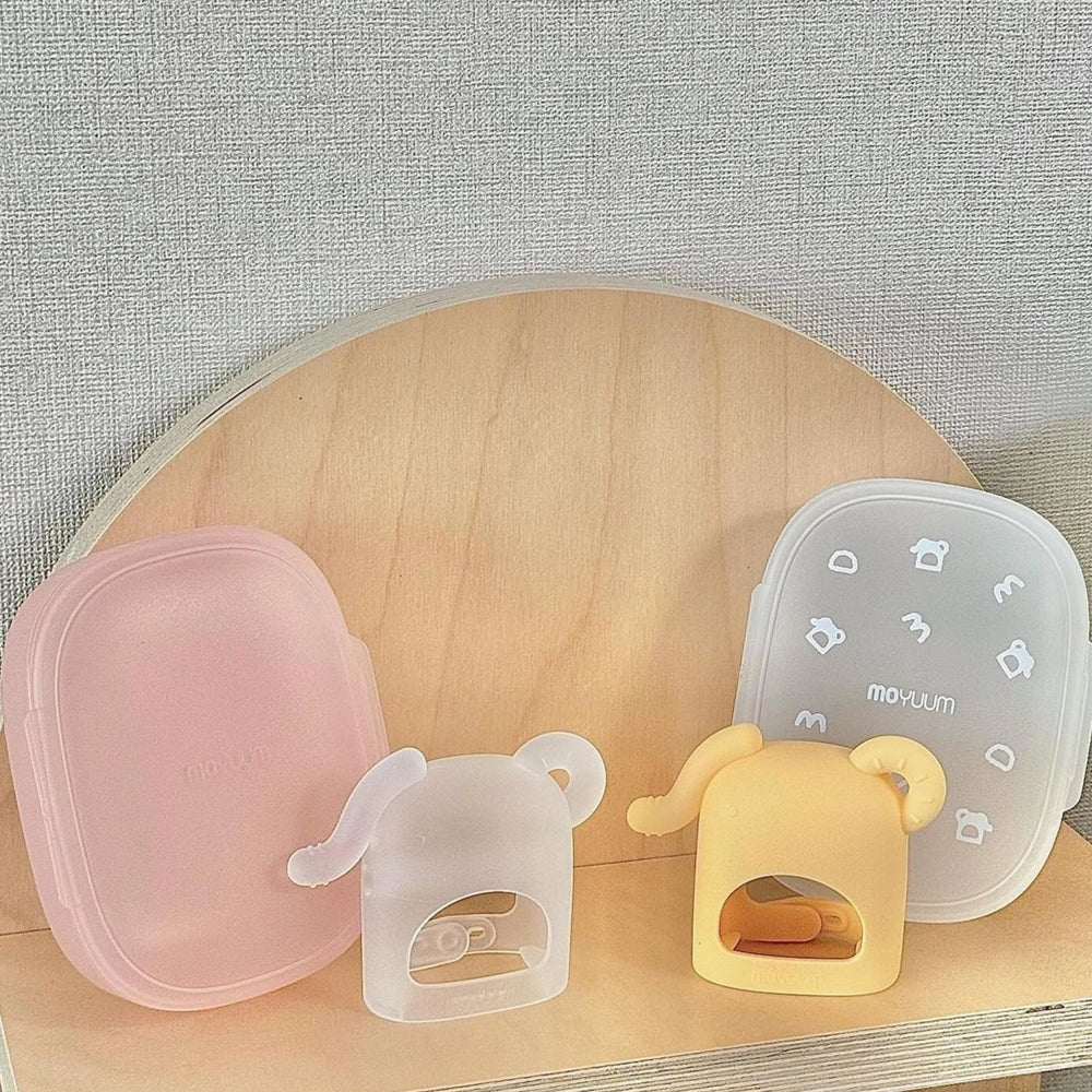 Silicone Elephant Wrist Teether With Protective Cases - Adjustable, Hands - Free & Safe. - shop_name uae and saudi arab
