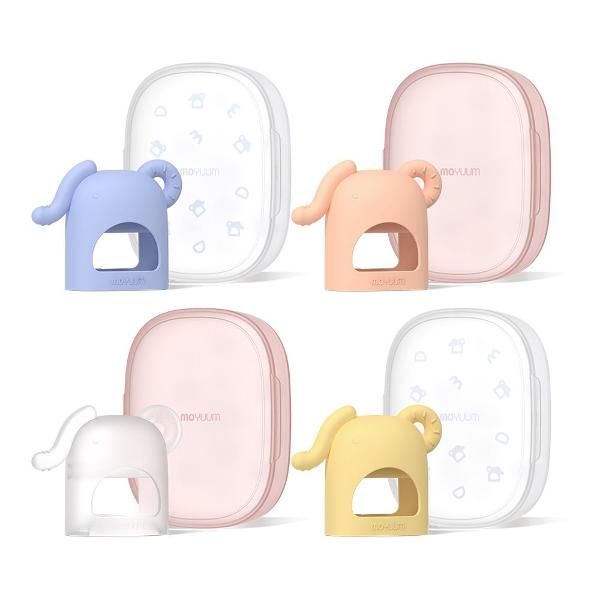Silicone Elephant Wrist Teether With Protective Cases - Adjustable, Hands - Free & Safe. - shop_name uae and saudi arab