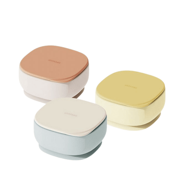 Silicone Suction Baby Bowl with Lid - Super Strong Suction (3 Colors) - shop_name uae and saudi arab