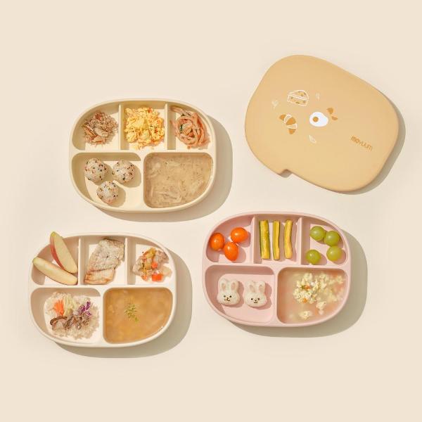Silicone Super Strong 5 - hole Suction Plate + Suction Bowl Set - shop_name uae and saudi arab