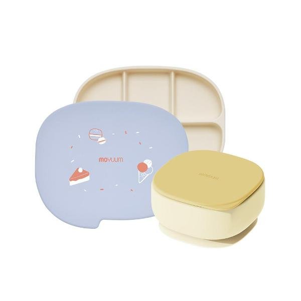 Silicone Super Strong 5 - hole Suction Plate + Suction Bowl Set - shop_name uae and saudi arab